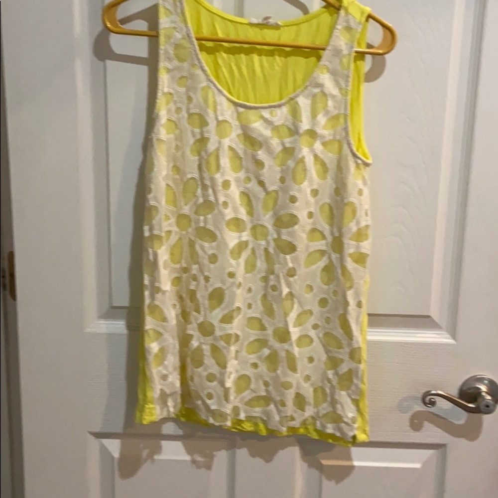 Yellow tank top